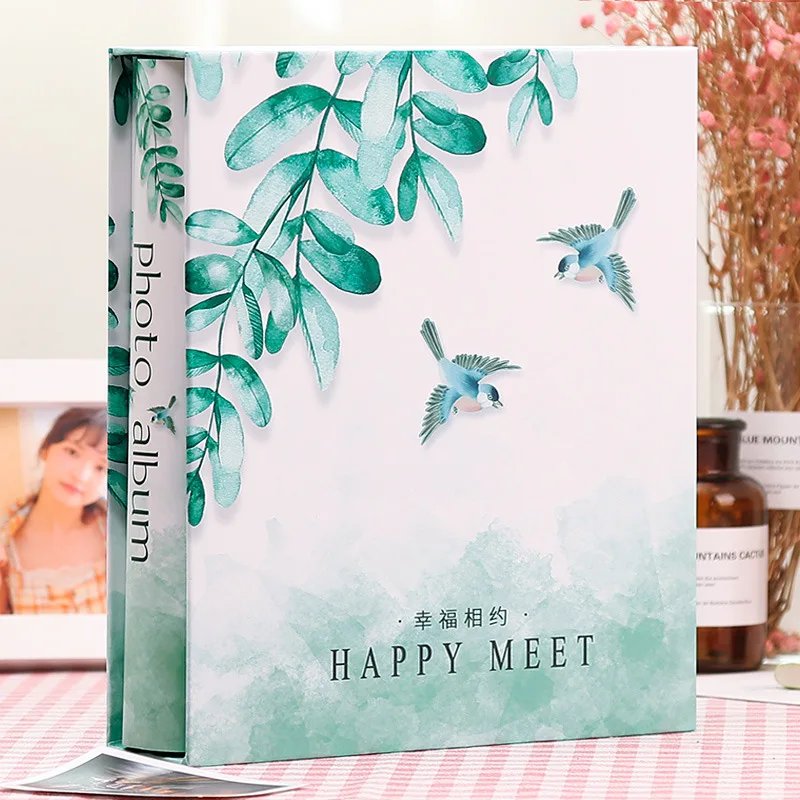 

4D Large 6-inch Intert Photo Album 200 Pages Scrapbook Paper Baby Family Scrapbook Albums Wedding Foto Album Scrapbooking Album