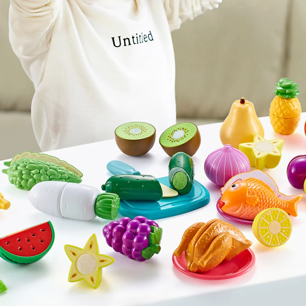 

1 Set Child Toys Fruit Vegetable Playthings Simulation Kitchen Toys