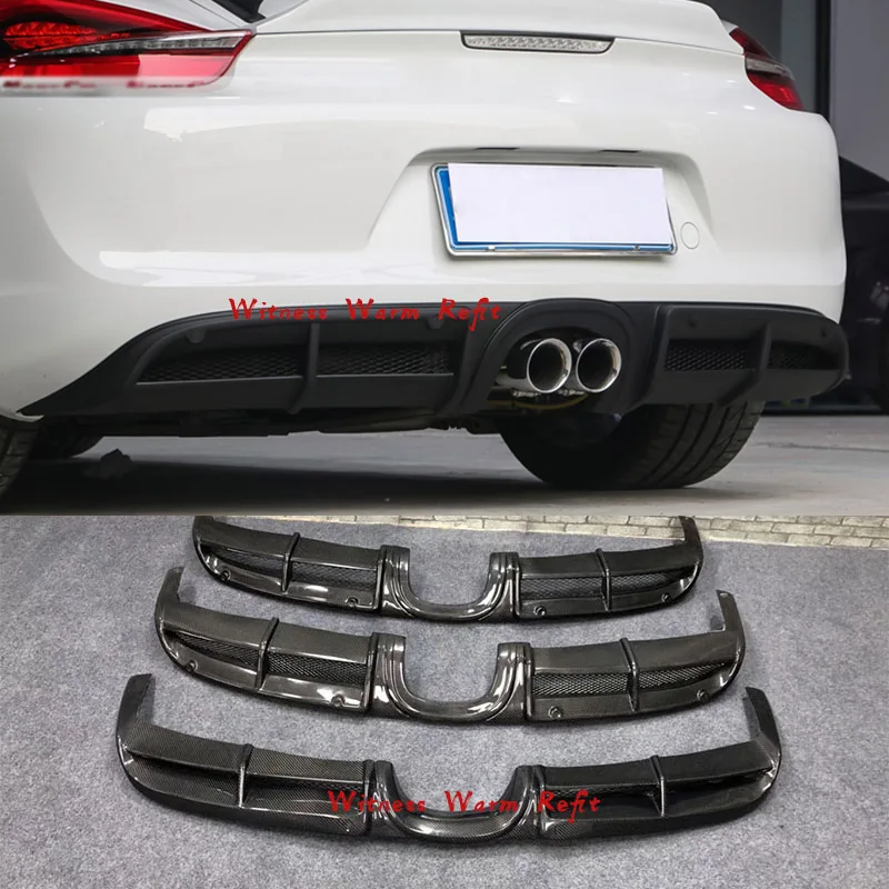 Высококачественный спойлер для заднего бампера 981 из углеродного волокна/ФАП