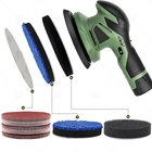 5-дюймовый Круглый шлифовальный диск из Флокированной песчаной бумаги шлифовальный диск шлифовальный станок для полировки автомобильной древесины орбитальный шлифовальный станок 800 1200 2000 3000 5000