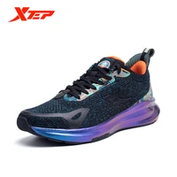 xtep mens running shoes 2021 new fashion shock absorbing casual shoes men breathable basketball sports shoes 879319110013