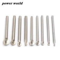 1pcs high speed steel carving grinding bit head three blades engraving drilling milling cutter for electric carving machine