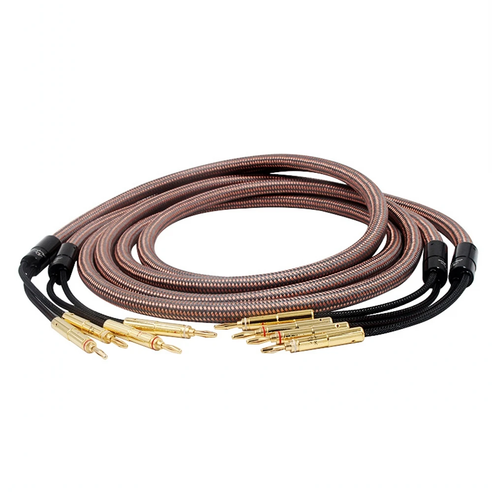 Accuphase 40th Anniversary OCC Чистый медный аудио кабель динамик провод с позолоченным