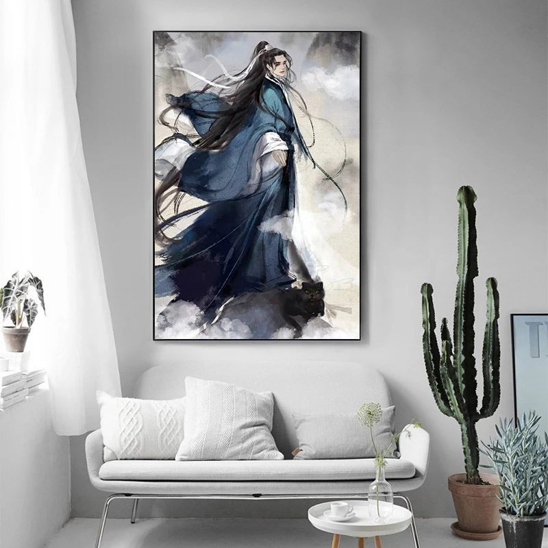 Китайский древний человек краска по номерам художественная живопись работа