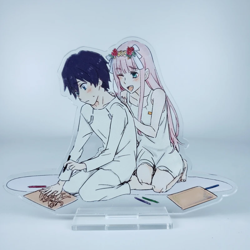 DARLING in the FRANXX 02 Ichigo GORO KOKORO тема фигурка на акриловой подставке модель пластины