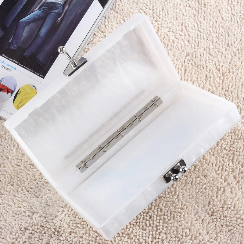 Акриловый клатч с именем на заказ кошелек персонализированная акриловая сумка