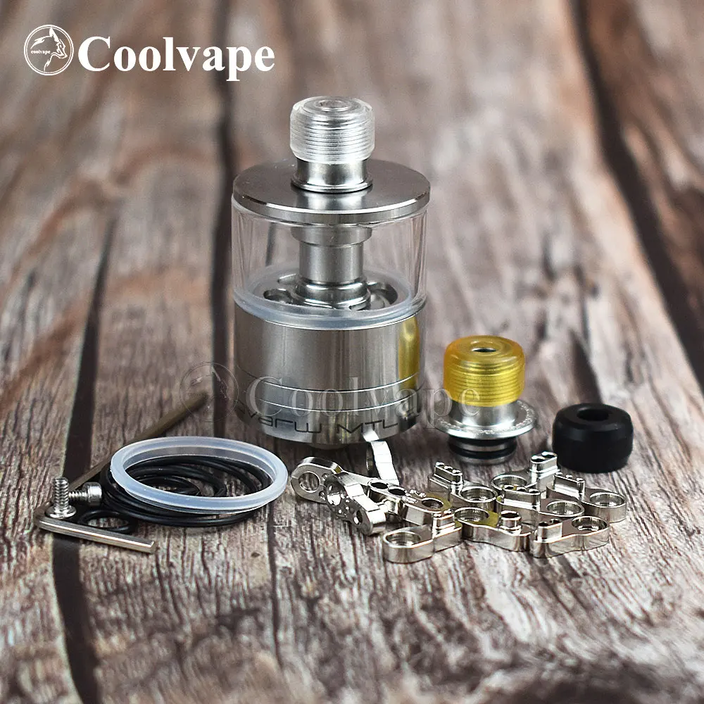 

WOLF COOLVAPE Dvarw MTL FL rta 22mm/24mm atomizer 316ss 3.5ml Single Coil tank rta Airflow Rebuildable Vape rta vs taifun rta