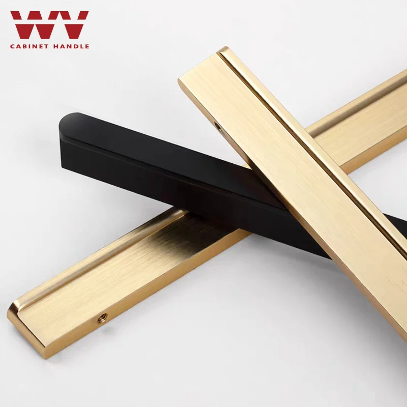 ВМ ручки шкафа матовый Медь черный Алюминий сплав Кухня для выдвижных ящиков