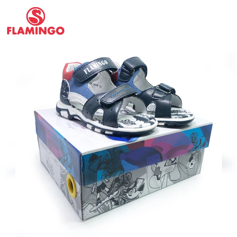 Сандалии детские кожаные с закрытым носком размер 22 27|Сандалии| |