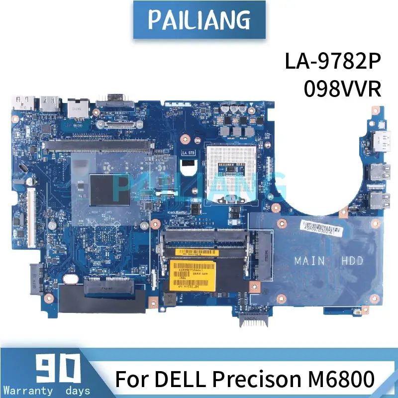 Для ноутбука DELL Precison M6800, материнская плата, CN-098VVR 098VVR, LA-9782P DDR3