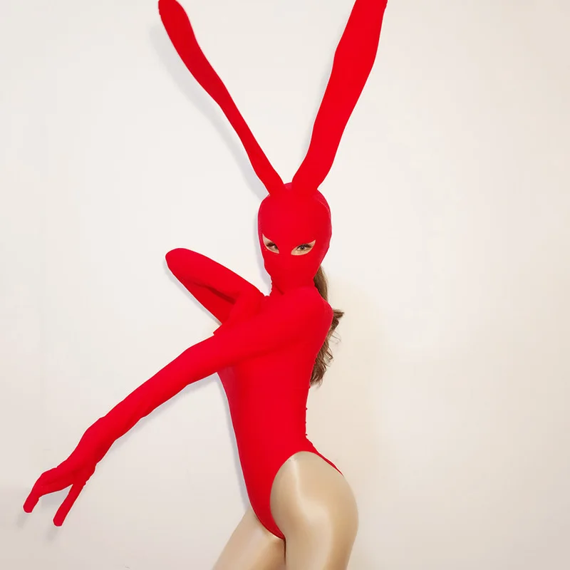 Джазовые костюмы сексуальный Банни для девушек вечерние вечерний комбидресс