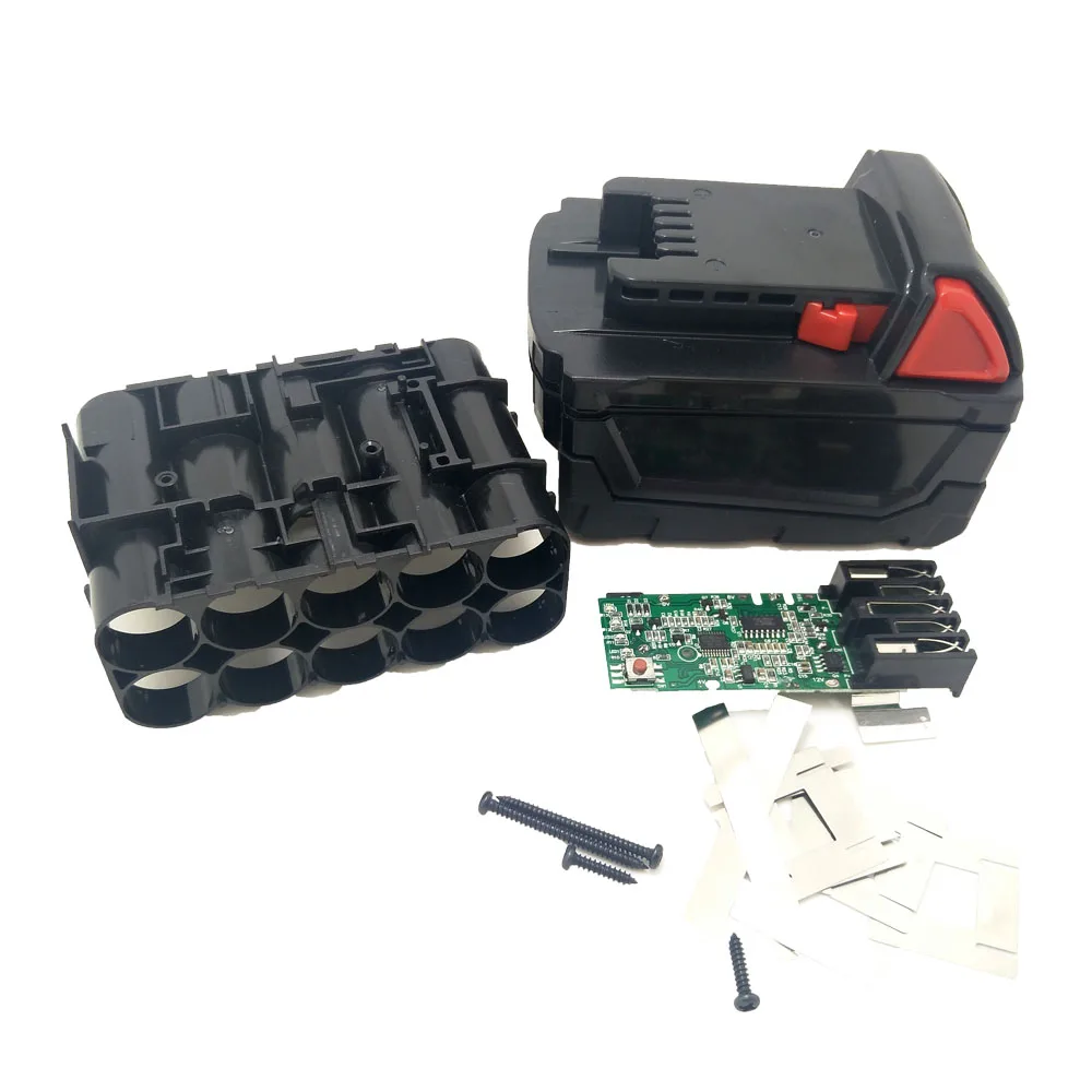 Пластиковый Чехол для литиевой батареи Milwaukee 18V M18B защитная печатная плата M18 48 11