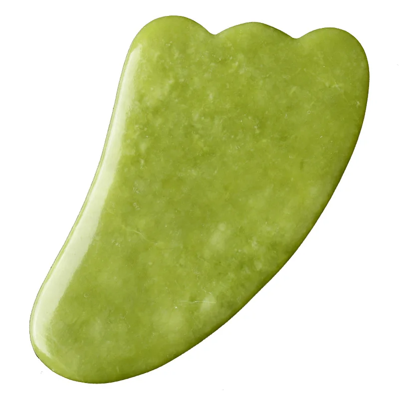 Нефритовый камень искусственная кожа двойная пластина массажер для лица шеи