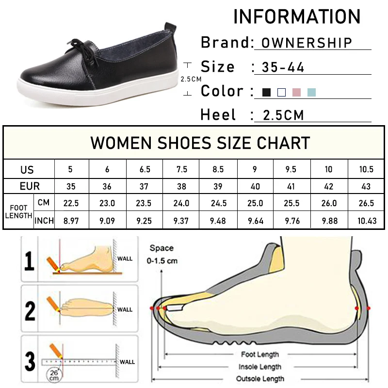 

Women Vulcanized Woman Platform Lace Up Shoes Female Genuine Leather Flats Women's Casual Ladies Comfortable Footwear Plus Szie