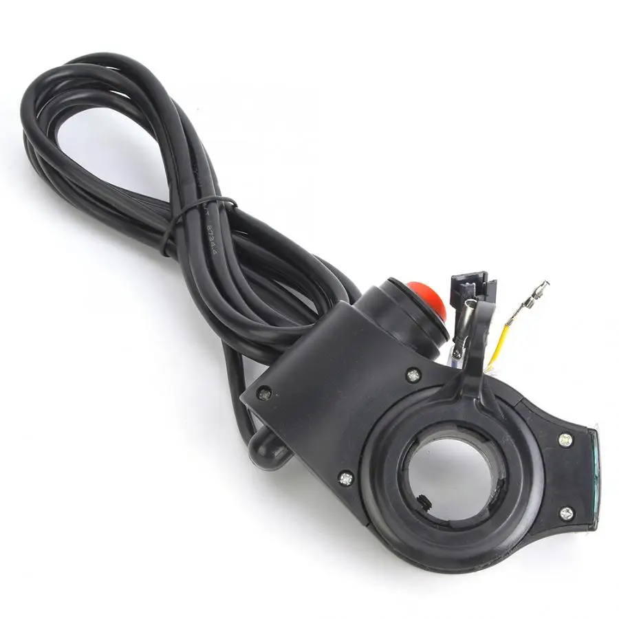 E-Bike Thumb Throttle Voltage Display Switch Handle Finger Throttle E-bike Electric Bicycle Vehicle 12V to 99V Thumb Throttle