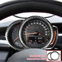 hard carbon fiber for mini cooper f54 f55 f56 f57 f60 interior trim car instrument frame sticker center speedometer sticker
