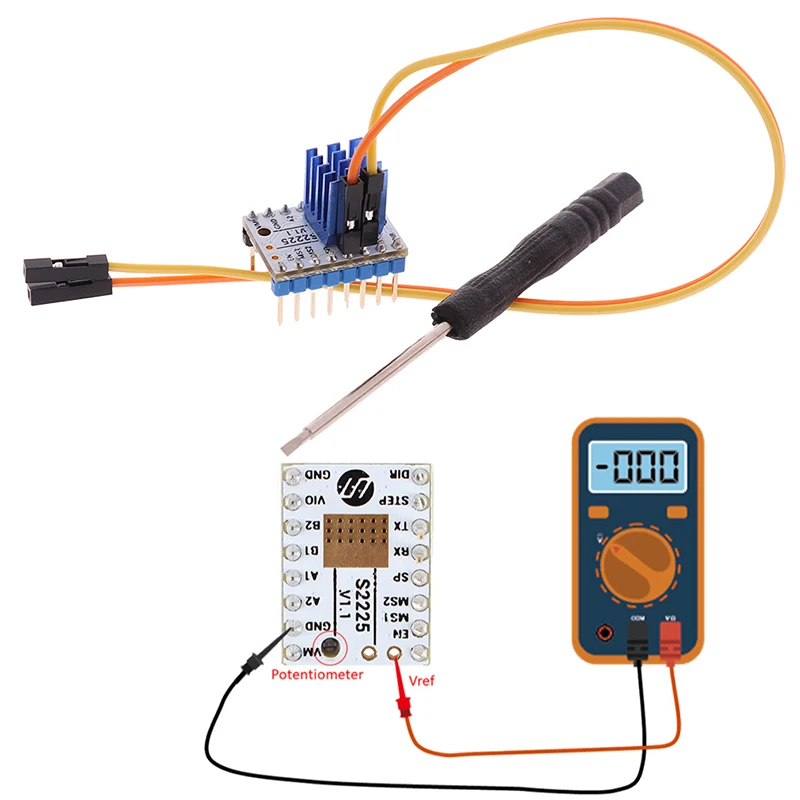

1Set TMC2225 V1.1 Stepping Motor Driver Replace DRV8825 Stepsticks Mute Driver