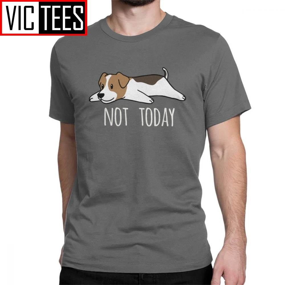 Футболка мужская с забавными надписями Not Today Jack Рассел Terrier хлопковая
