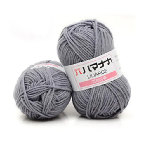 100 г/25 г ТОЛСТАЯ мягкая молочная хлопчатобумажная пряжа для вязания крючком