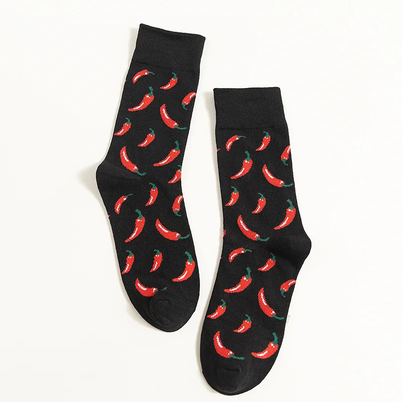 

Women Cotton Crew Socks Autumn Winter Fashion New Color Simple Creative Fun Printing Ladies Trend Short Sock