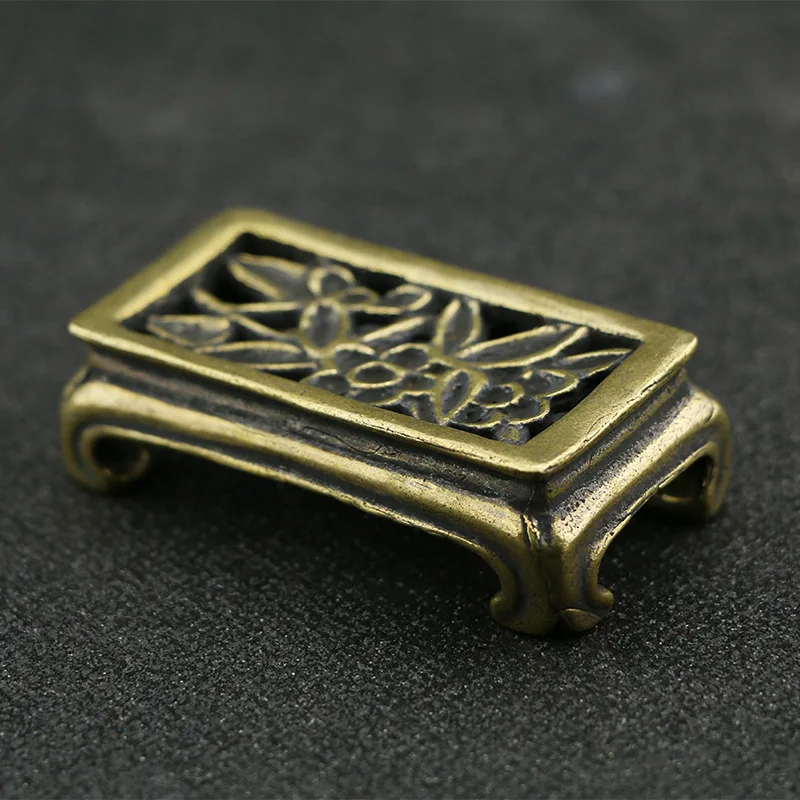 

Brass Tibetan Pattern Table Decoration Stool Craft