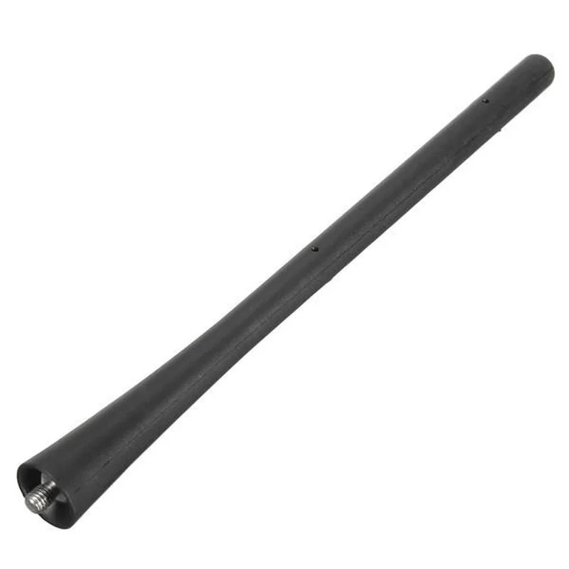 

7 Inch Car Universal Antenna Mast Short Male Black Replace Bar Antenna Tv Rabbit