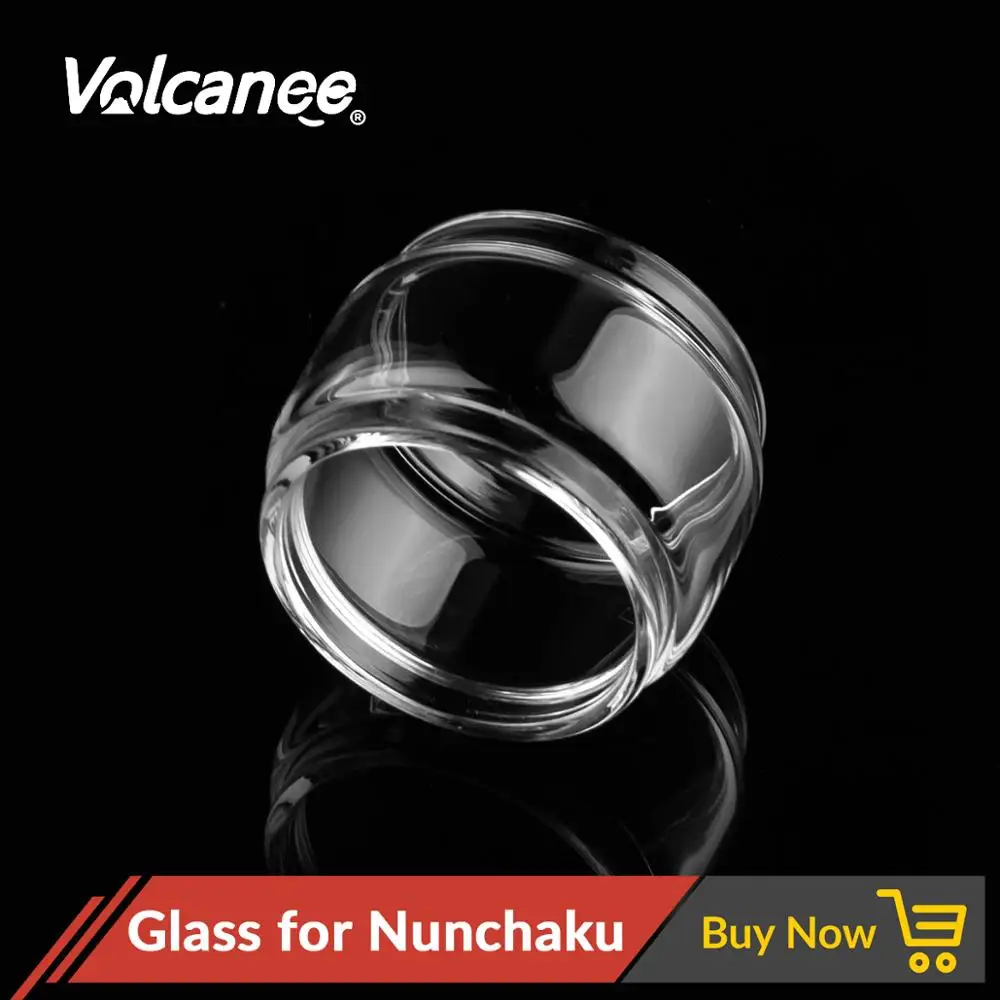 Volcanee стеклянная трубка для замены испарителя 28 мм диаметр Nunchaku RTA испаритель