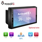Автомагнитола Podofo, 2 Din, Android 8,1, GPS-навигация