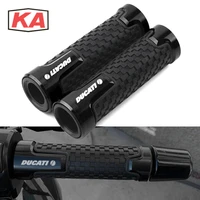 for ducati panigale 899 950 959 1299 1199 s r g v4 kn motorcycle 78 22mm cnc accessories handlebar grips with logo ducati