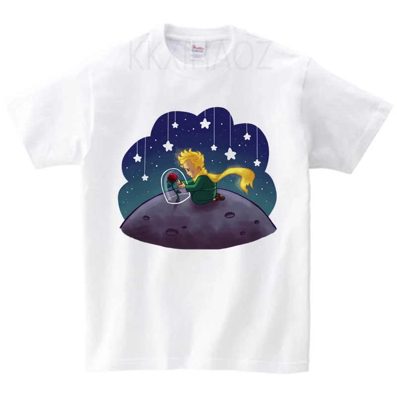 Коллекция 2021 года детские футболки унисекс с изображением Маленького принца