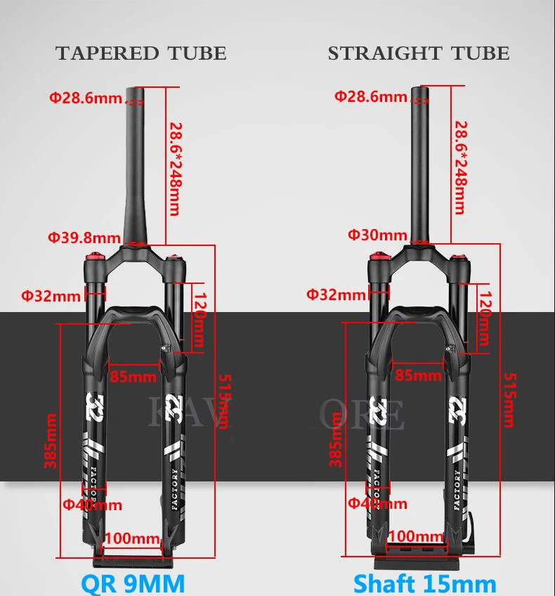 

SUNTOUR-horquilla de aire para bicicleta de montaa, suspensin delantera de 27,5mm, tamao 26, 120, 29er, PK Manitou/SR