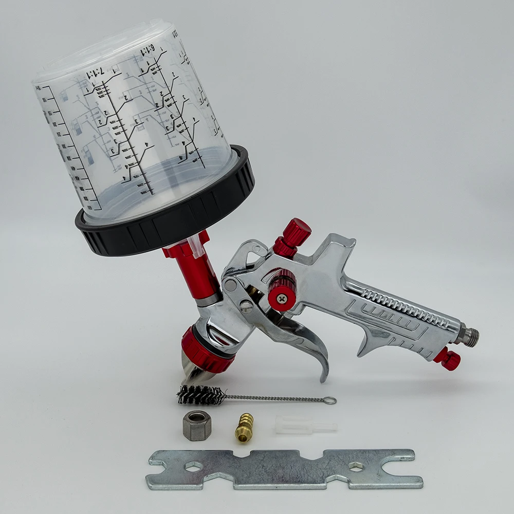 Распылитель HVLP с адаптером и чашкой для смешивания автоматический