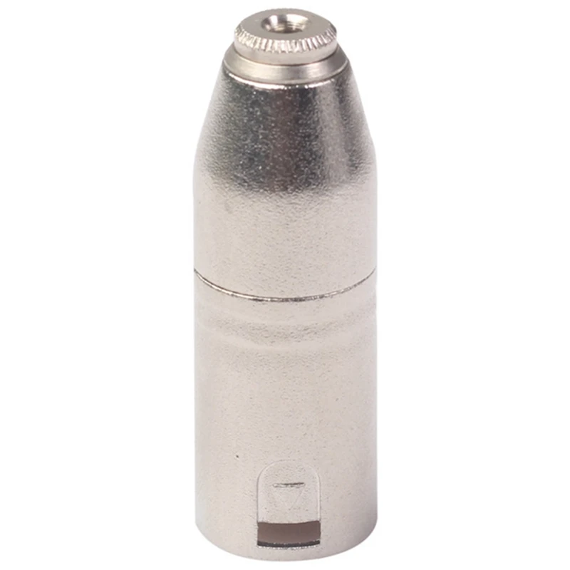 3.5MM Female to Big Three-Core Balanced XLR Male Audio Adapter for Mixer Camera Microphone Equipment | Электроника