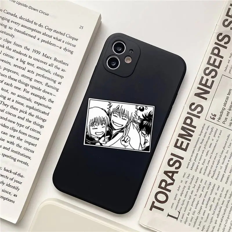 

Sakata Gintoki Phone Case for iPhone 11 12 pro XS MAX 8 7 6 6S Plus X 5S SE 2020 XR Soft mobile bags