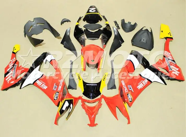 

НОВЫЕ комплекты обтекателей для мотоциклов из АБС-пластика, подходят для Kawasaki Ninja ZX-10R ZX10R 10R 2008 2009 2010 08 09 10, бесплатное изготовление на заказ, к...