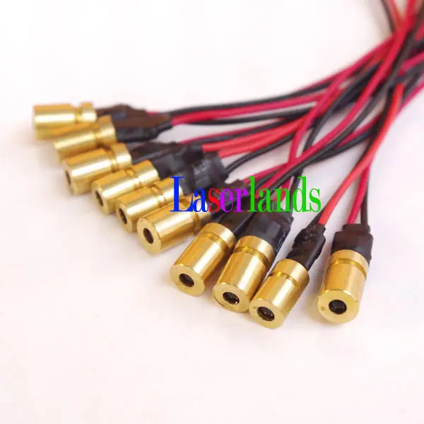 100pcs mini 650nm 660nm 3 2 mW 5mw 3VDC Red точечный модуль лазерного диода LD|mini laser|laser minild diode |