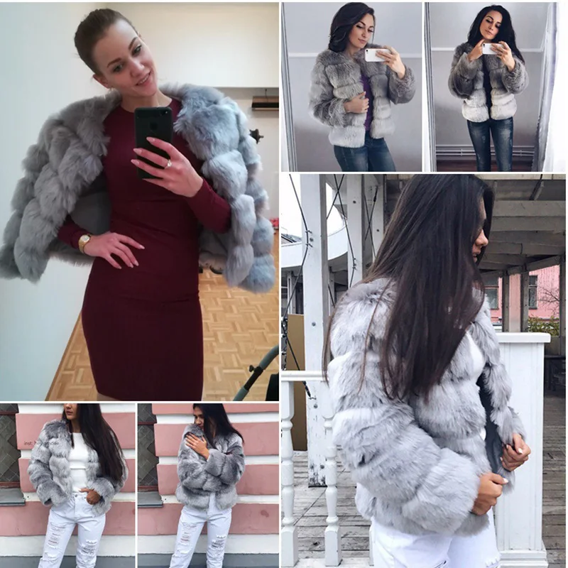 

Winter Coat Women Plus Size Faux Fur Coats Furry Long Female White Fluffy Faux Fur Coat Jacket Cozy Fluffy Jackets Coats