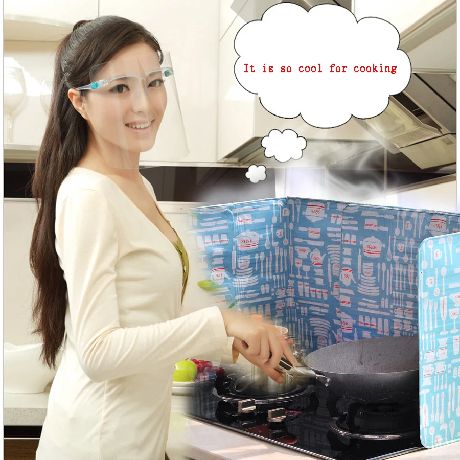 2 шт складной Алюминий Кухня масло брызговик Экран доска для жарки Пособия по