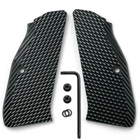 1pair aluminium alloy cz75 grips for cz 75 full size sp 01 series shadow 2 75b bd with screws