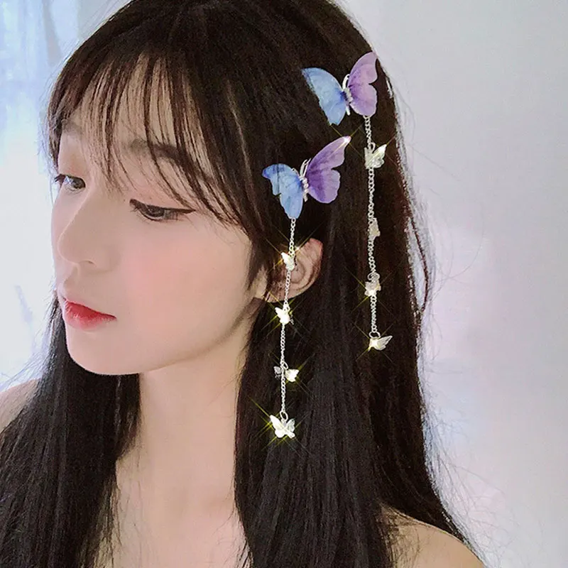 

Tassel Butterfly Hair Clips For Girls Hairpins Elegent Hair Clip Women Antique Top Clip Girls Hair Accessories Women Claw Clip
