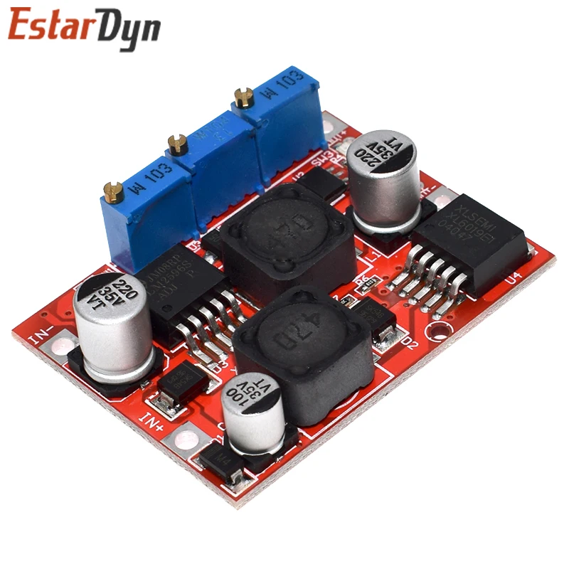 Автоматический понижающий преобразователь LM2596 LM2577 постоянного тока с 4-35 В до 1-25