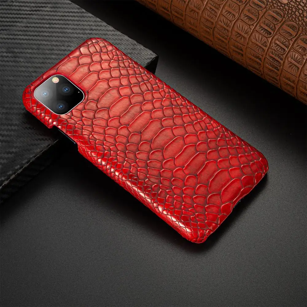 Кожаный чехол из змеиной кожи для iPhone 11 Pro Max Роскошный телефона Iphone X XR XS 8 7 6s 6 Plus