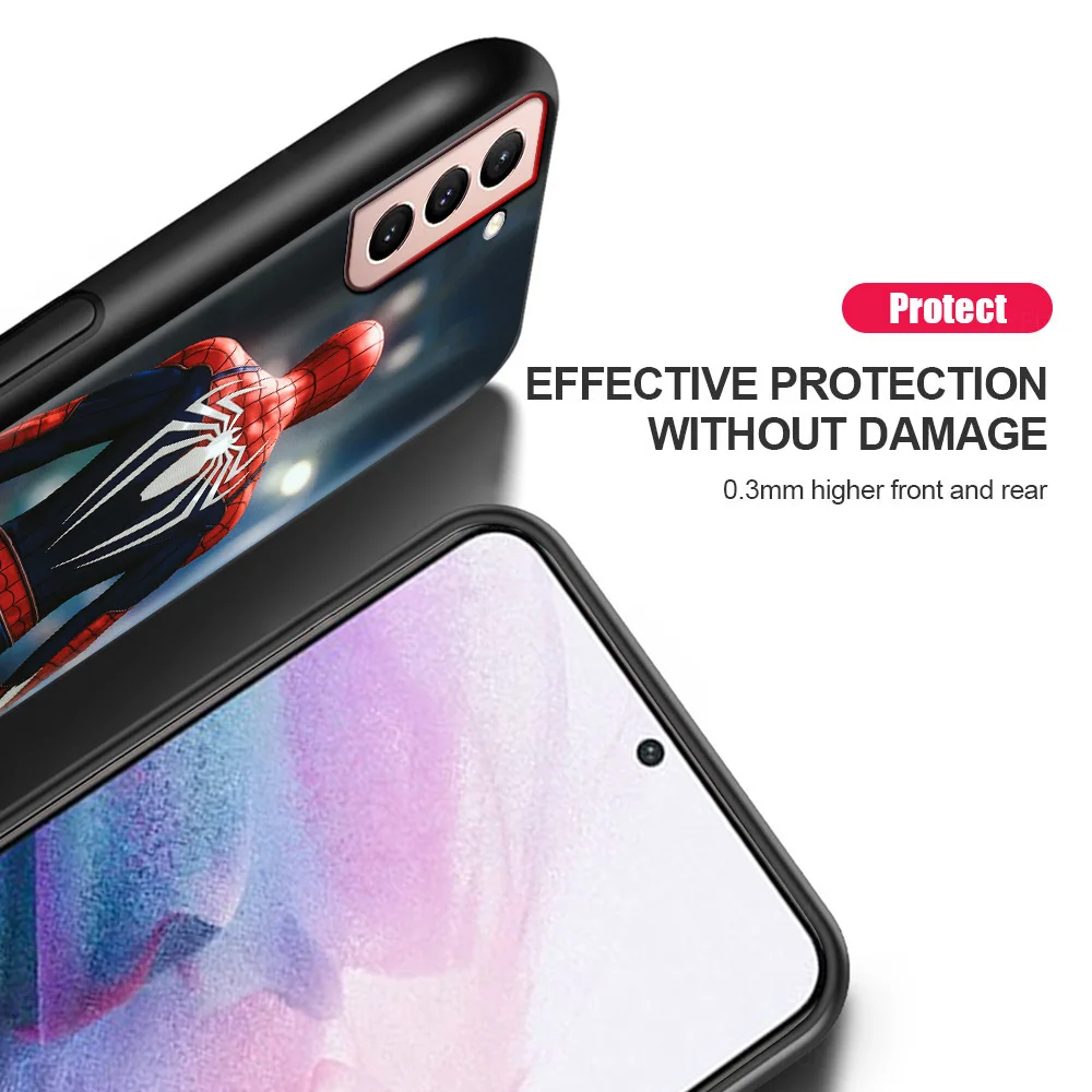 CellPhone Case For Samsung Galaxy S20 S21 FE Ultra S10 Lite S9 S8 Plus S10e S7 Edge Note 20 9 Coque Marvel Spiderman Comic | Мобильные