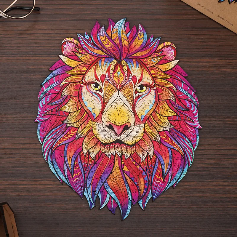 

Уникальная деревянная головоломка, загадочное животное, головоломка, набор «сделай сам», Монтессори, интерактивная игра для взрослых и дет...