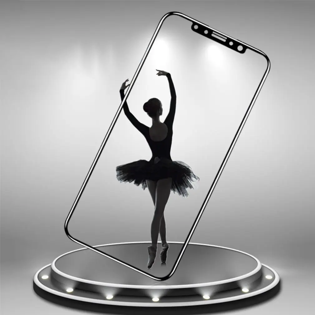 Tempered Screen Protector 3D AP PRO Carbon Fiber Soft Side Full Cover Glass For iPhone Model High Definition Tough Film | Электроника
