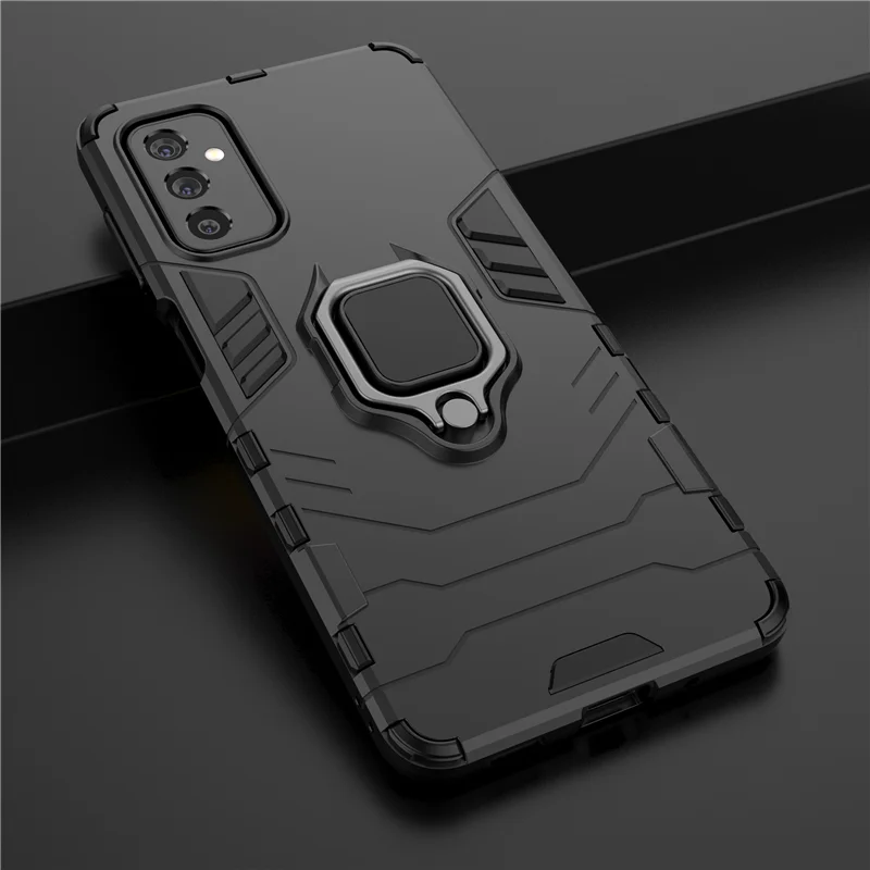 For Samsung Galaxy M52 Case Armor Shell for Samsung M52 M51 Cover Protective Hard Silicone Ring Rubber Cover Galaxy M52