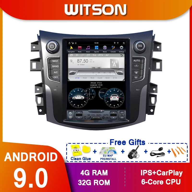 

WITSON Android 9.0 For NISSAN TERRA Vertical navigaton car gps multimedia video radio player Navigation tesla DSP 4G+64G