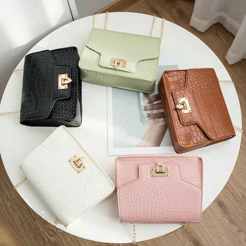 

Women's Bag New Urban Simple Women's Shoulder Bag Lock Chain Diagonal Bag Dropshipping Crossbody Bags For Women