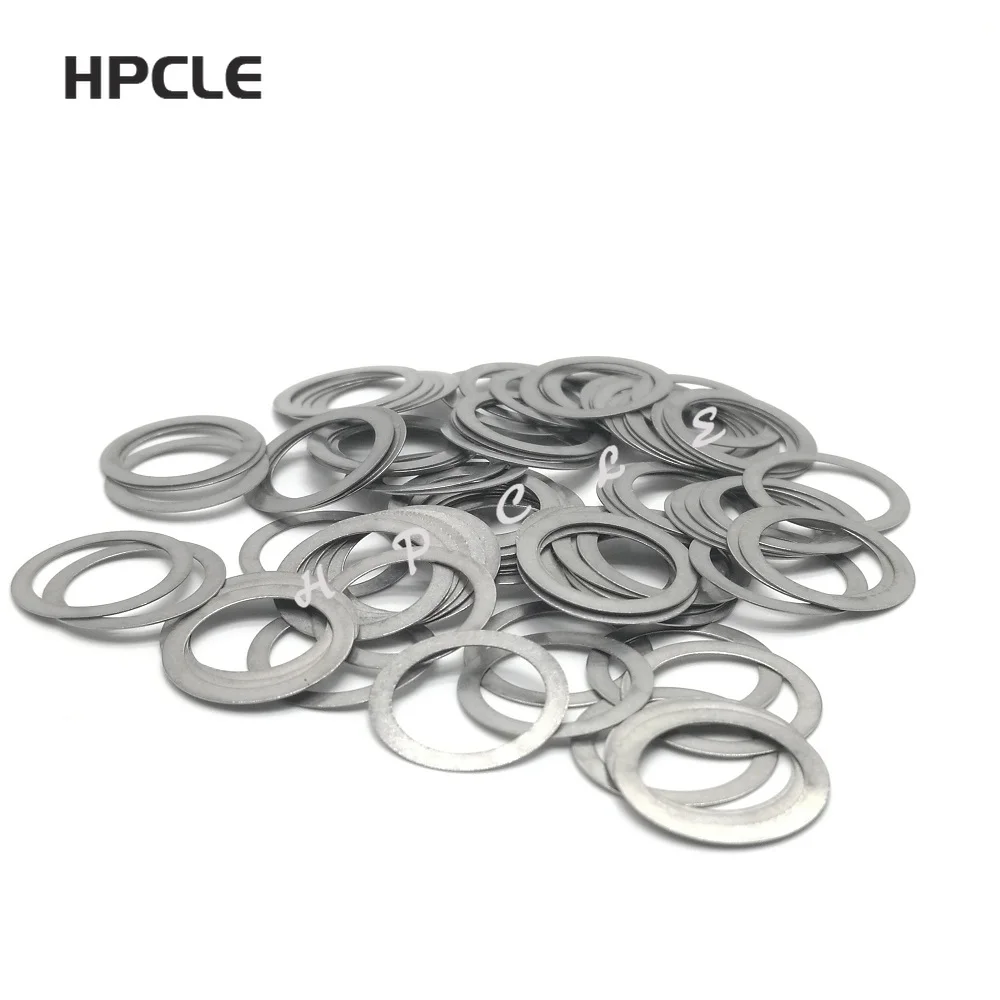 100 шт. плоская шайба из нержавеющей стали ультратонкая прокладка M6 M7 M8 толщина 0 1 2