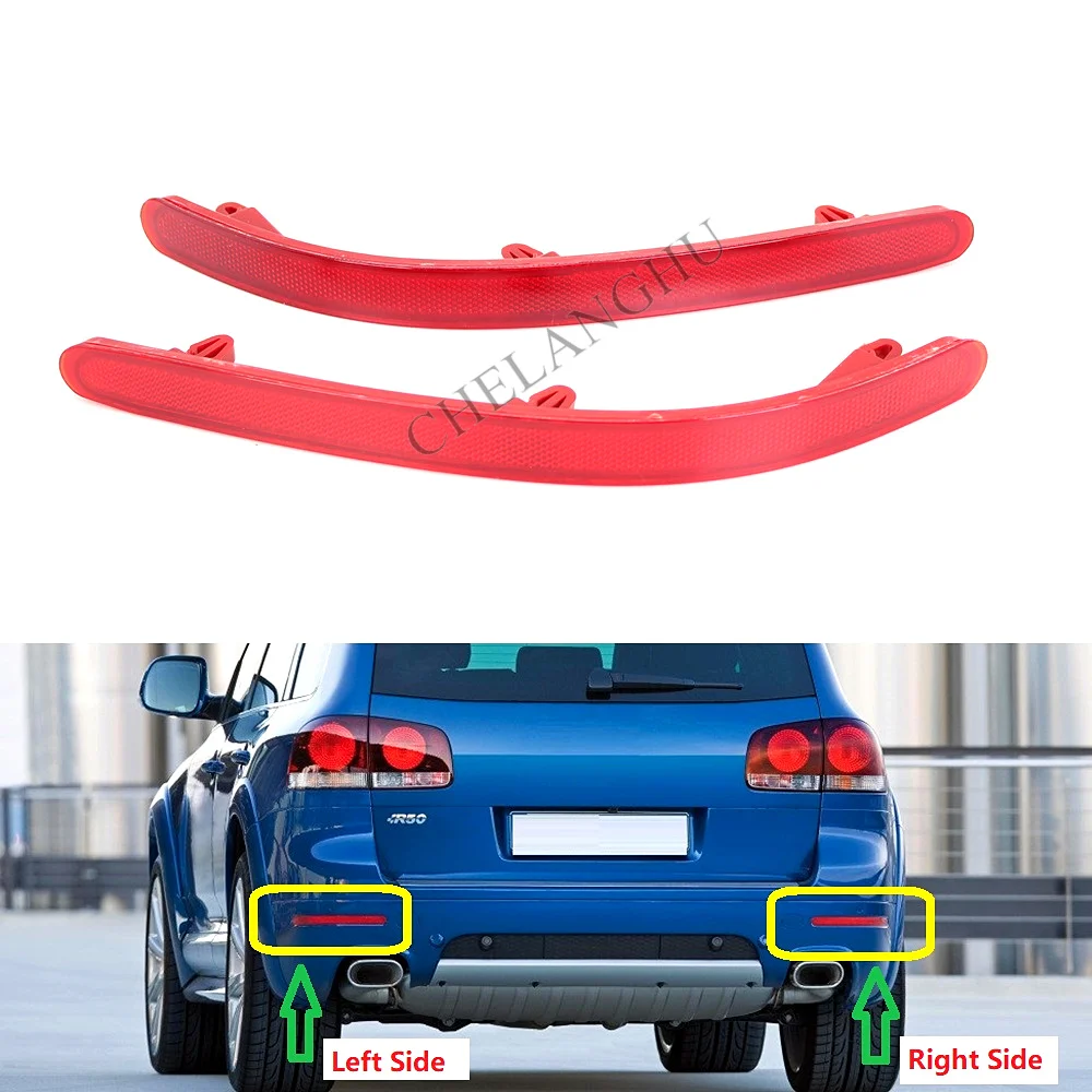 

Бампер света для Volkswagen Touareg 2002 2003 2004 2005 2006 2007 2008 2009 2010 автомобиль-Стайлинг задний бампер отражатель свет